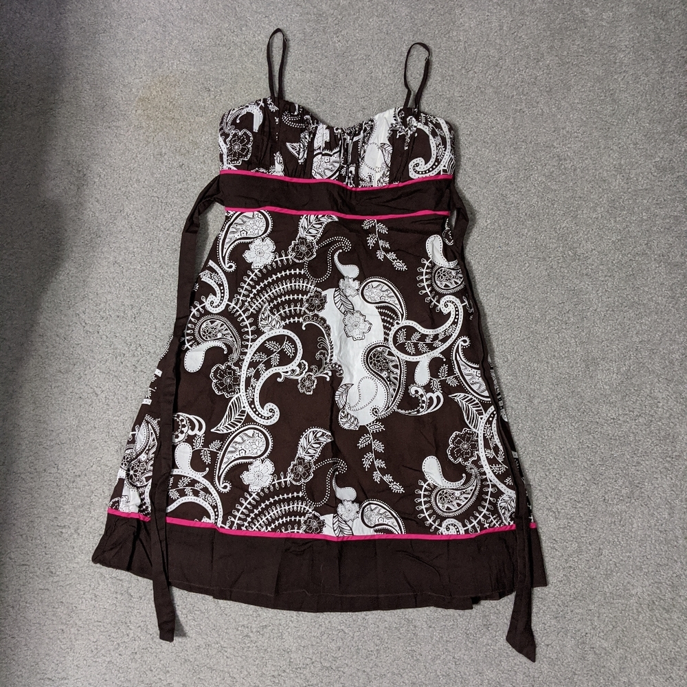 Cute brown paisley speechless sundress (3 for $20)